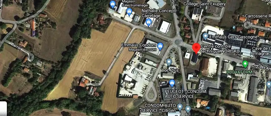 Prix contrôle technique à Condom