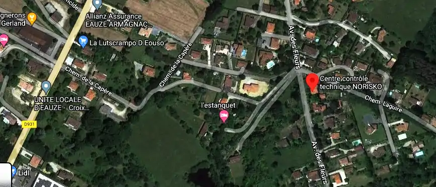 Prix contrôle technique à Eauze