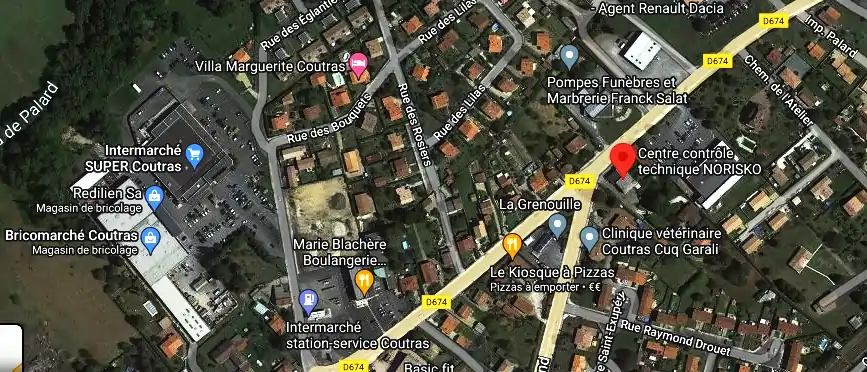 Prix contrôle technique à Coutras