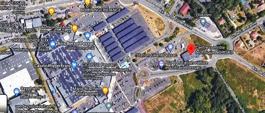 Prix contrôle technique à Pessac