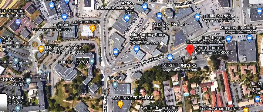 Prix contrôle technique à Mérignac