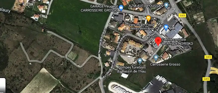 Prix contrôle technique à Poussan