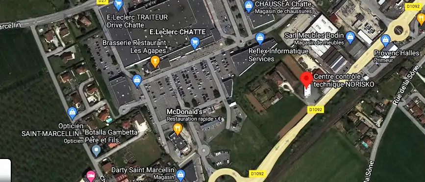 Prix contrôle technique à Chatte