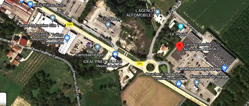 Prix contrôle technique à Tullins