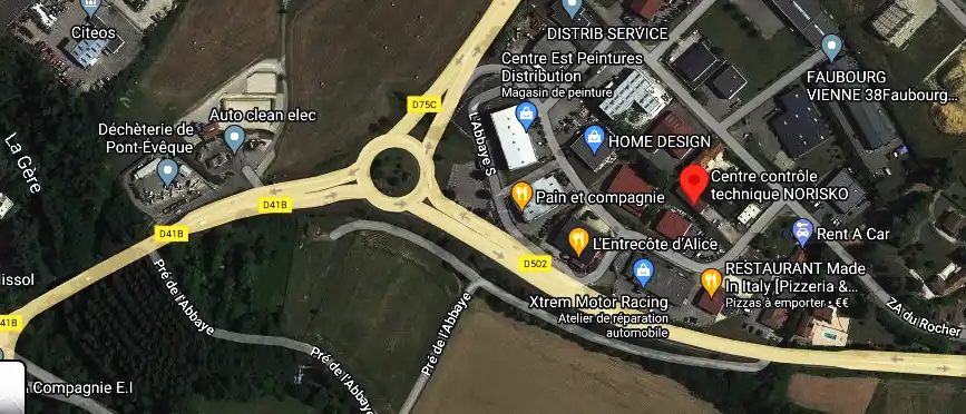 Prix contrôle technique à Estrablin