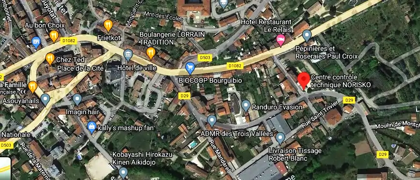 Prix contrôle technique à Bourg-Argental