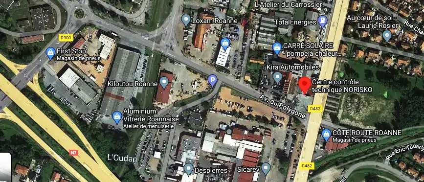 Prix contrôle technique à Roanne