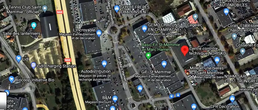 Centre contrôle technique NORISKO à Saint-Memmie
