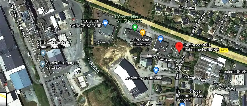 Prix contrôle technique à Craon