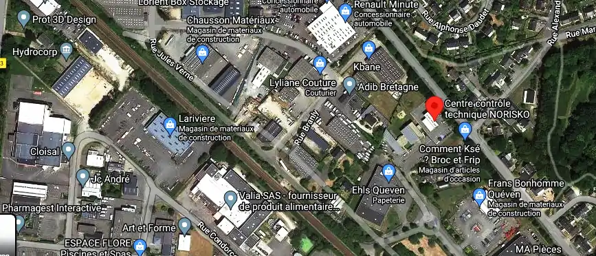 Prix contrôle technique à Quéven