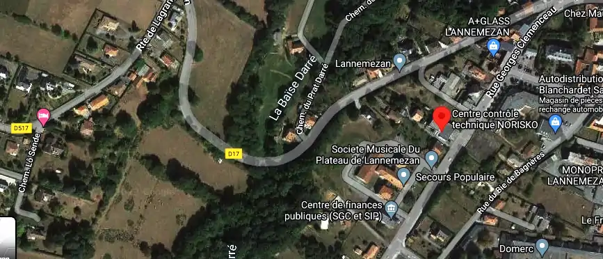 Prix contrôle technique à Lannemezan