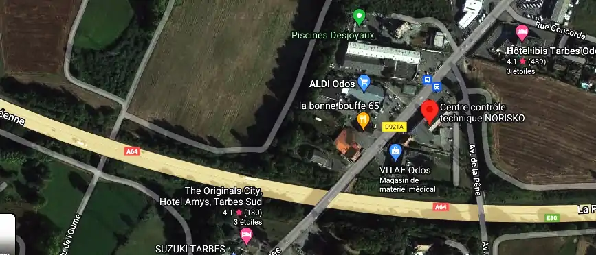 Prix contrôle technique à Odos