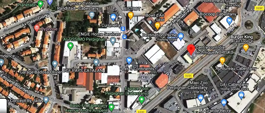 Prix contrôle technique à Cabestany