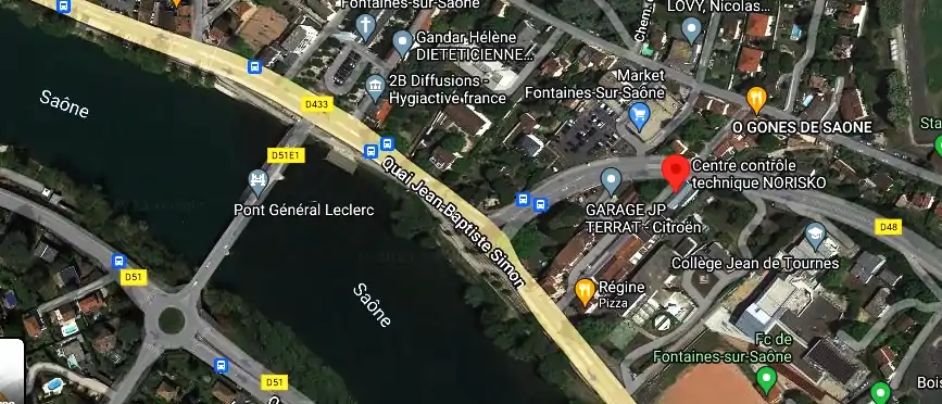 Prix contrôle technique à Fontaines-sur-Saône