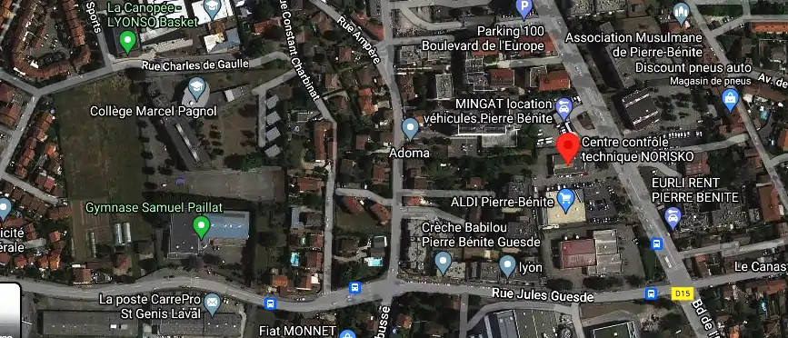 Prix contrôle technique à Pierre-Bénite