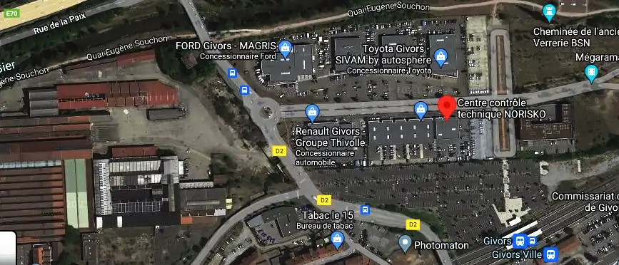 Prix contrôle technique à Givors