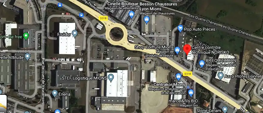 Prix contrôle technique à Mions