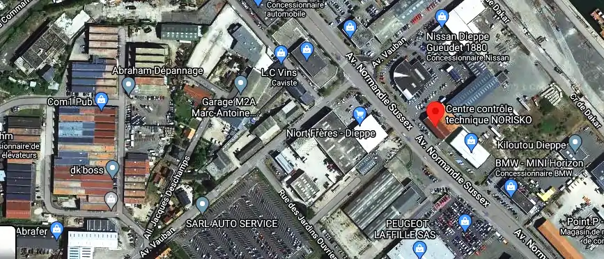 Prix contrôle technique à Dieppe