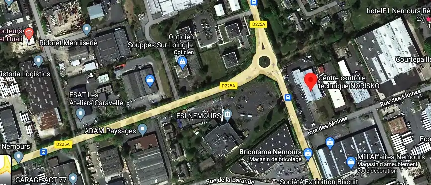 Prix contrôle technique à Nemours