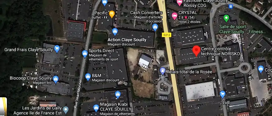 Prix contrôle technique à Claye-Souilly