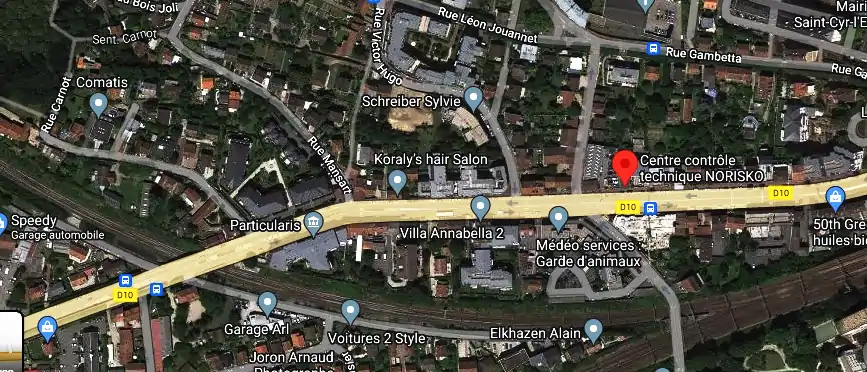 Prix contrôle technique à Saint-Cyr-l'École