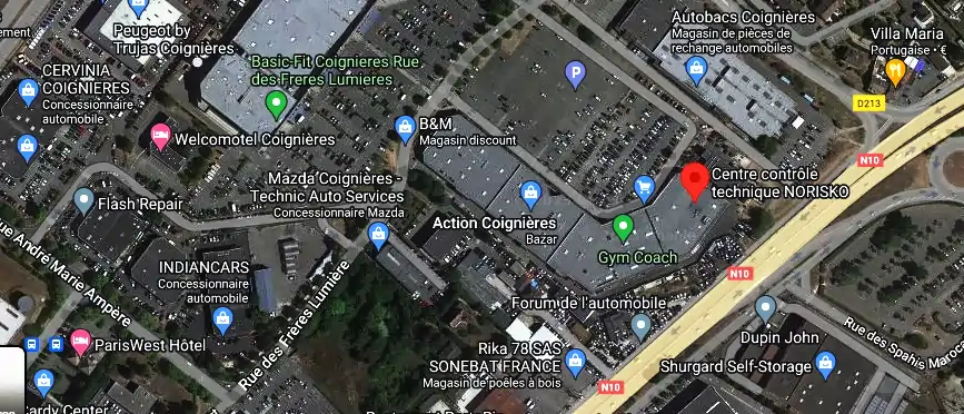 Centre contrôle technique NORISKO à Coignières