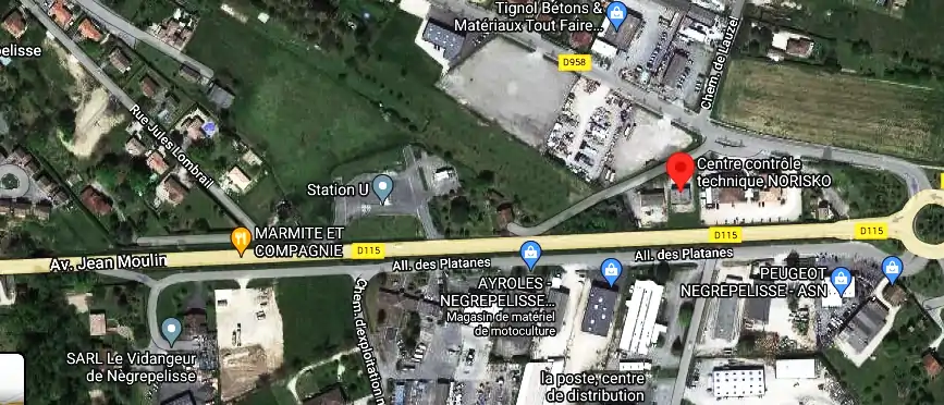 Prix contrôle technique à Nègrepelisse