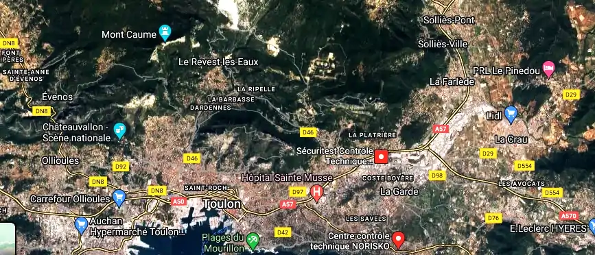 Prix contrôle technique à Solliès-Pont