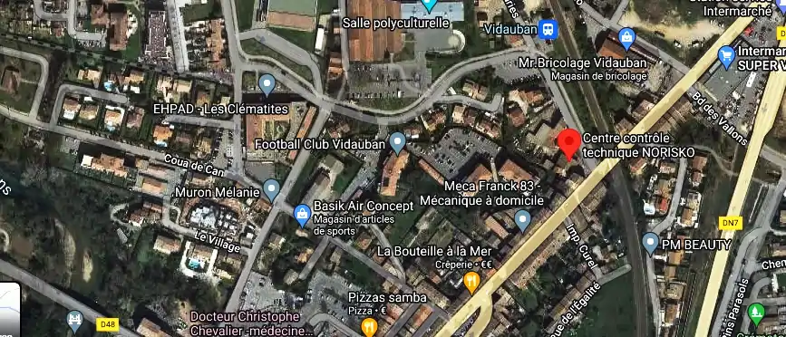 Prix contrôle technique à Vidauban