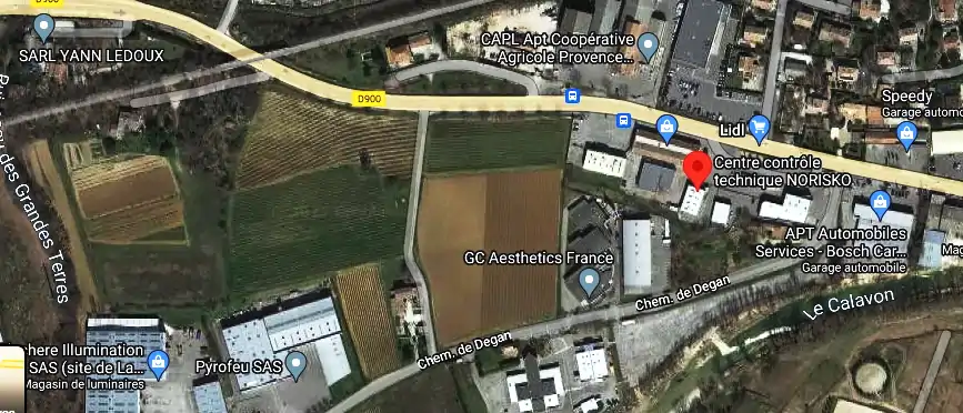 Prix contrôle technique à Apt