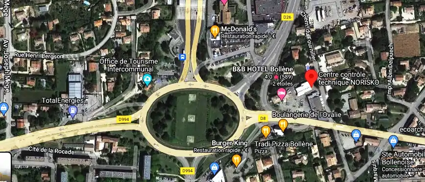 Prix contrôle technique à Bollène