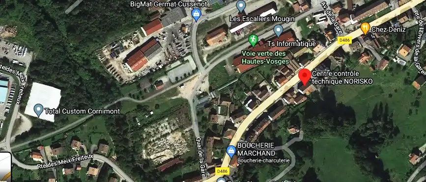 Prix contrôle technique à Cornimont