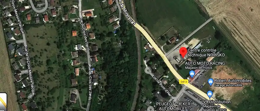 Prix contrôle technique à Poussay