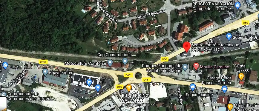 Prix contrôle technique à Valdahon