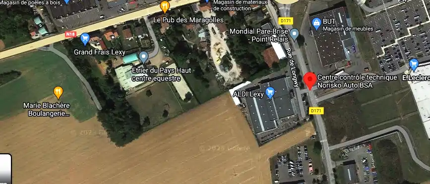 Prix contrôle technique à Lexy