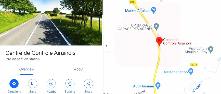 Prix contrôle technique à Airaines