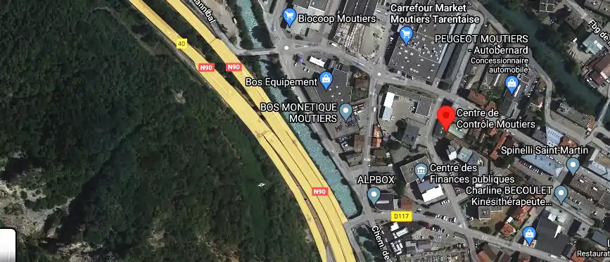 Prix contrôle technique à Moutiers