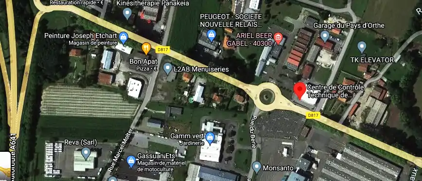 Prix contrôle technique à Peyrehorade