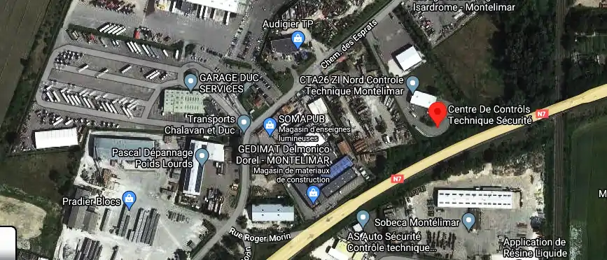 Prix contrôle technique à Montélimar