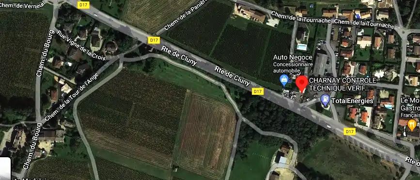 Prix contrôle technique à Charnay-lès-Mâcon