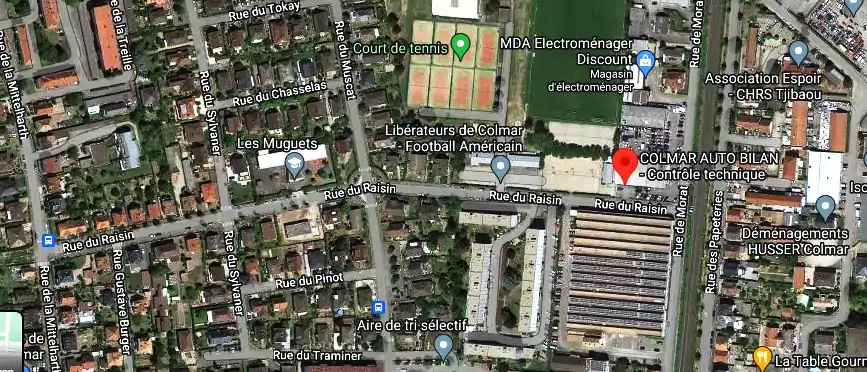 Prix contrôle technique à Colmar