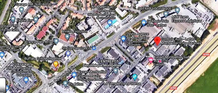 Prix contrôle technique à Lattes