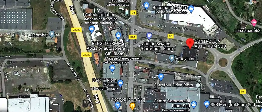 Prix contrôle technique à Ménétrol