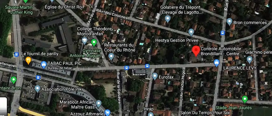 Prix contrôle technique à Bron