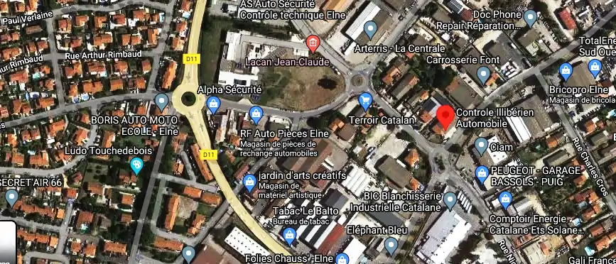 Prix contrôle technique à Elne