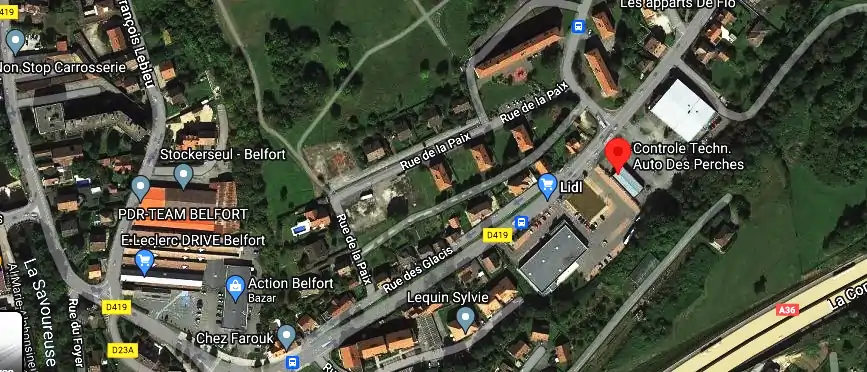 Prix contrôle technique à Belfort