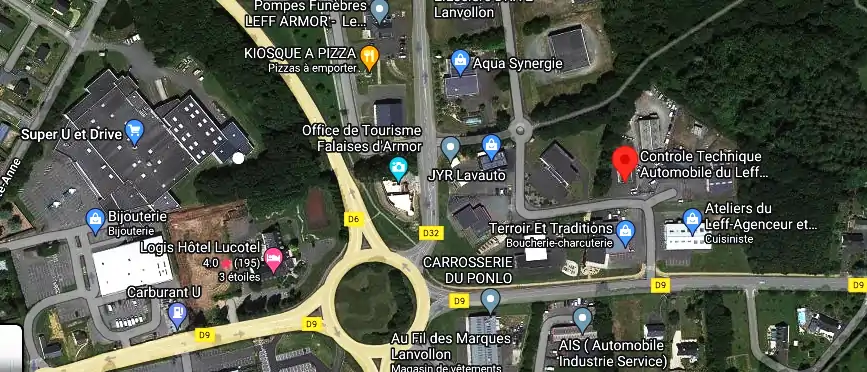 Prix contrôle technique à Lanvollon