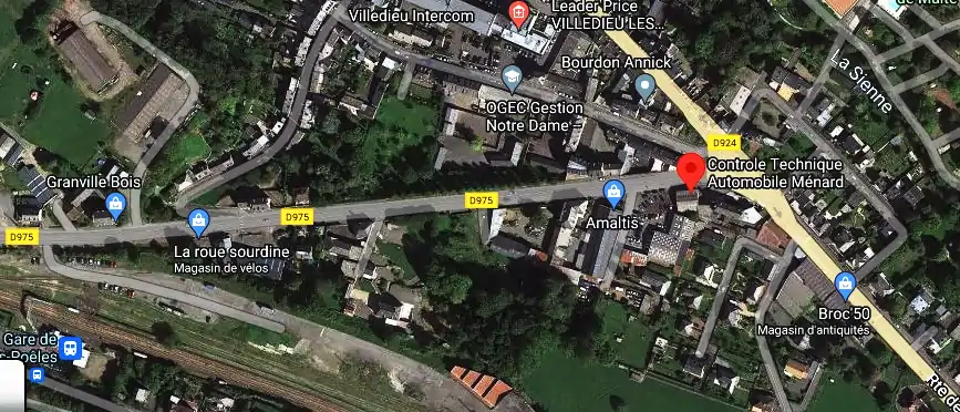 Prix contrôle technique à Villedieu-les-Poêles-Rouffigny