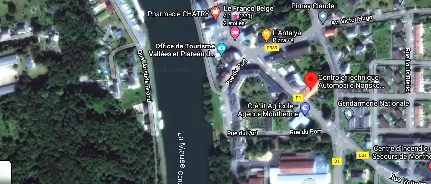 Prix contrôle technique à Monthermé