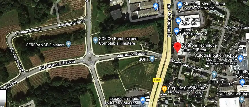 Prix contrôle technique à Brest